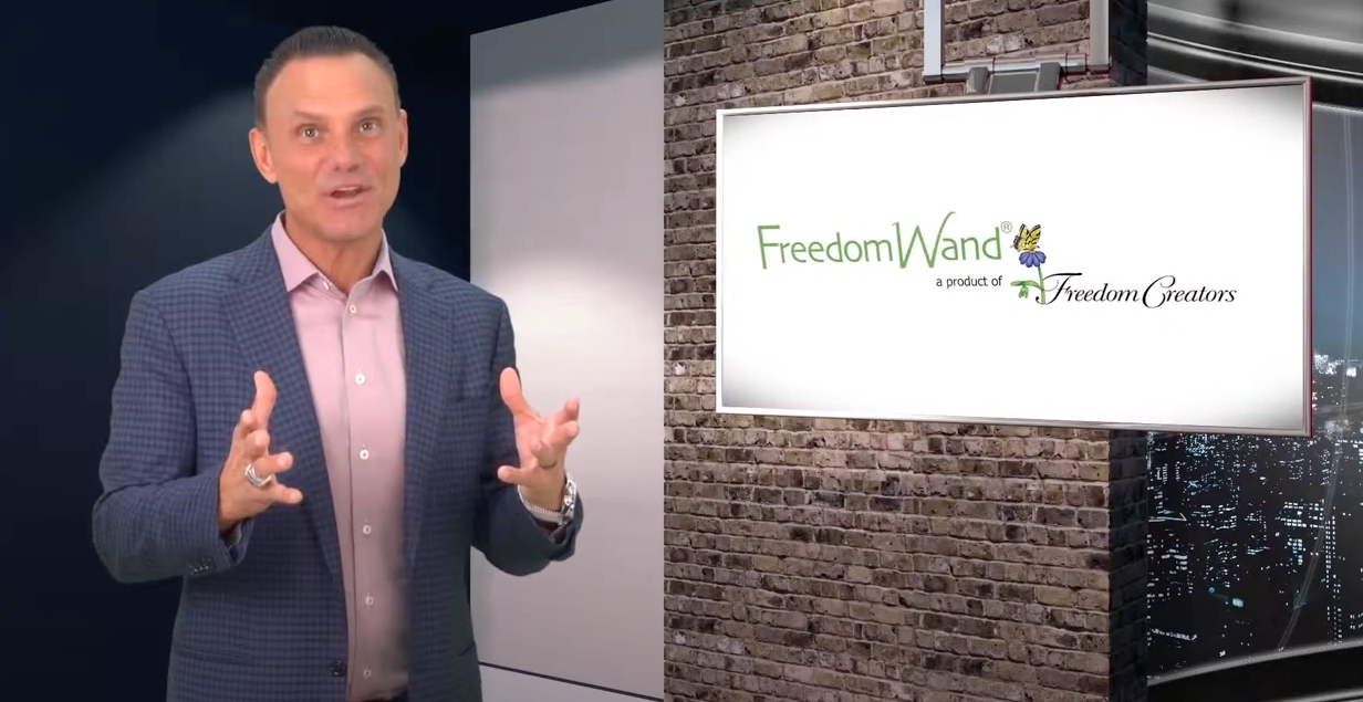 Load video: Kevin Harrington from SharkTank presents FreedomWand